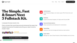 Screenshot of Super SaaS